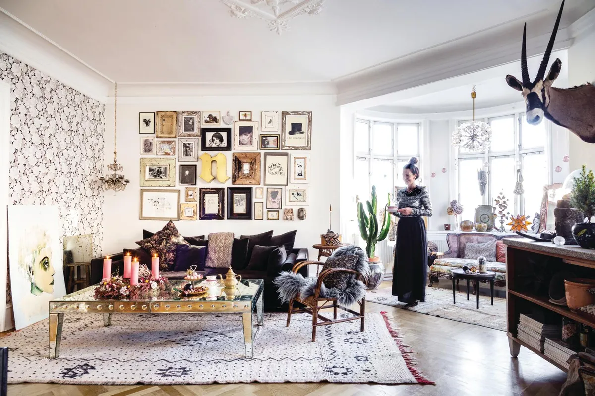 Danish vintage apartment sitting room