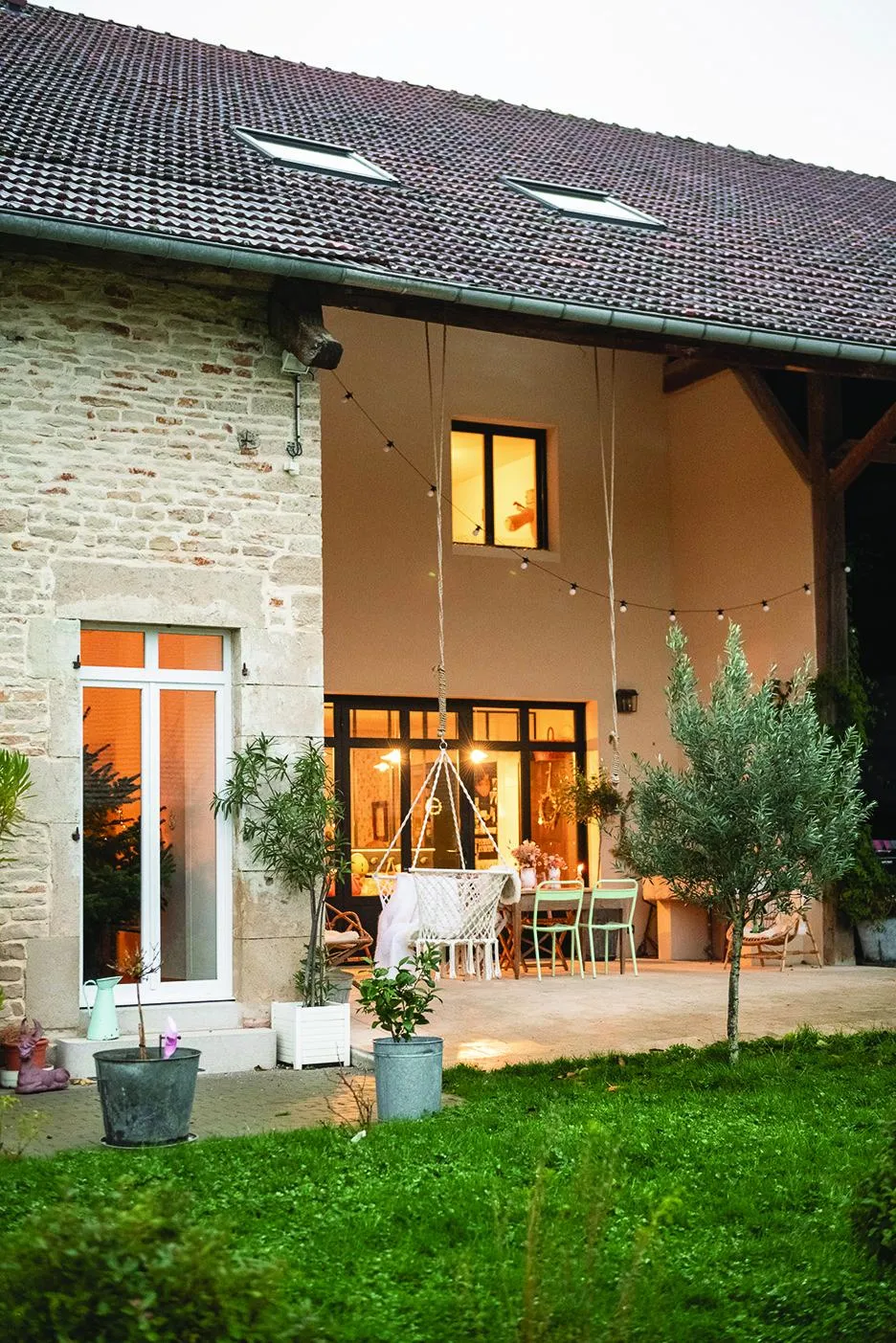 French converted barn exterior