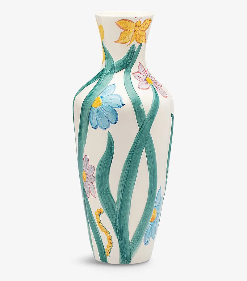 ceramic floral vase