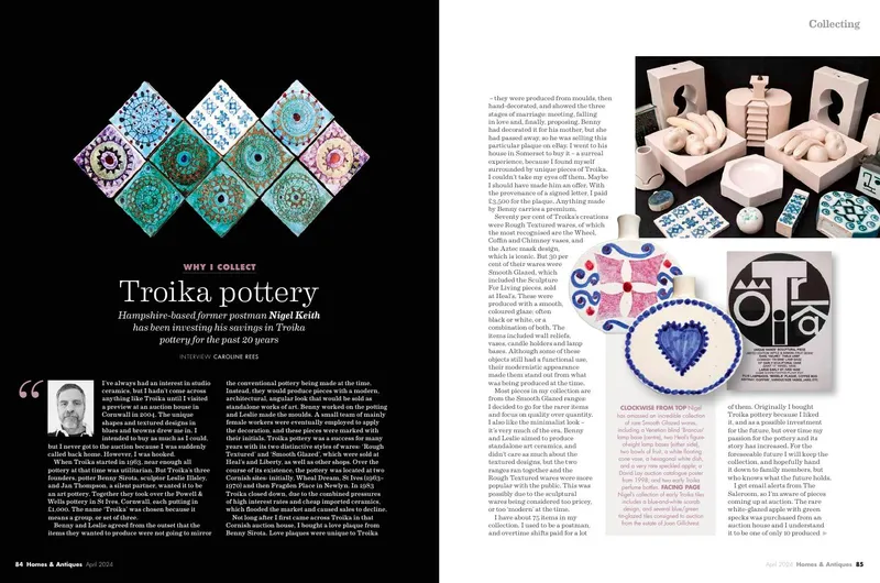 Collecting Troika pottery