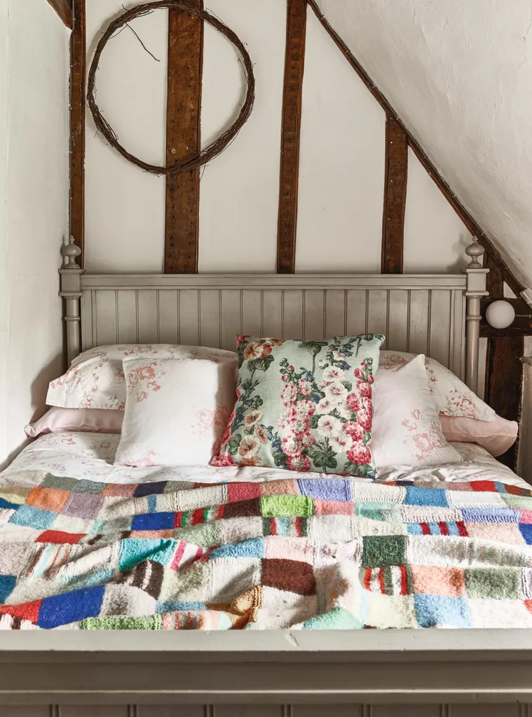Wiltshire farmworker’s cottage spare bedroom