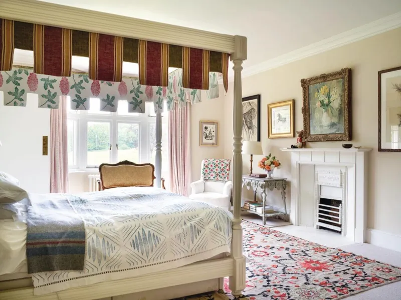 Shropshire manor master bedroom