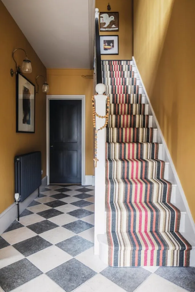 Suffolk home hallway and stairs