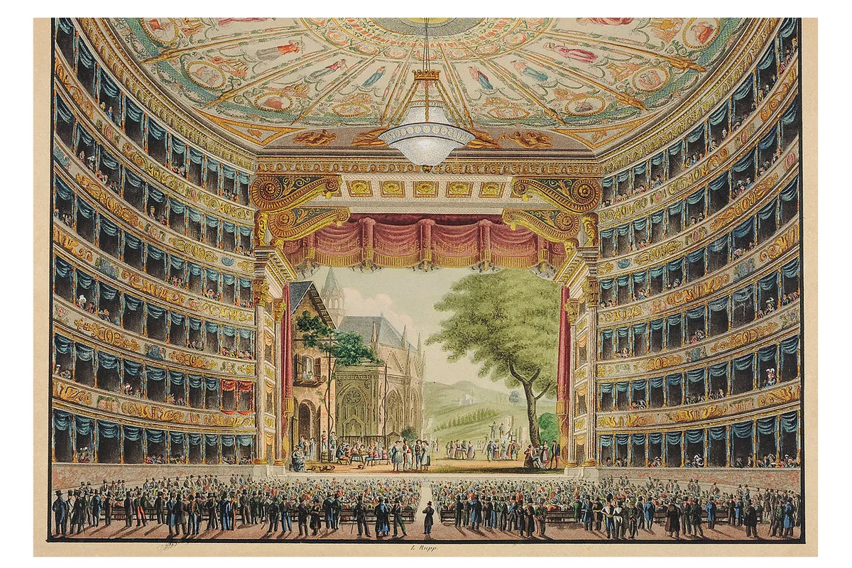 La Scala Opera House In Milan