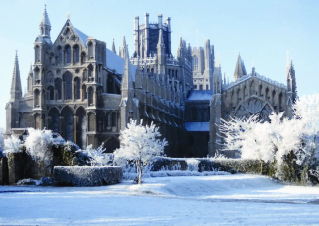 Ely Cathedral in winter