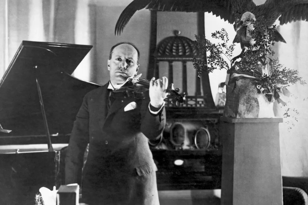 Did you know Mussolini played the violin