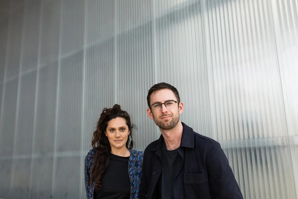 Manchester Collective co-founders Rakhi Singh and Adam Szabo. Photo by Robin Clewley (1)