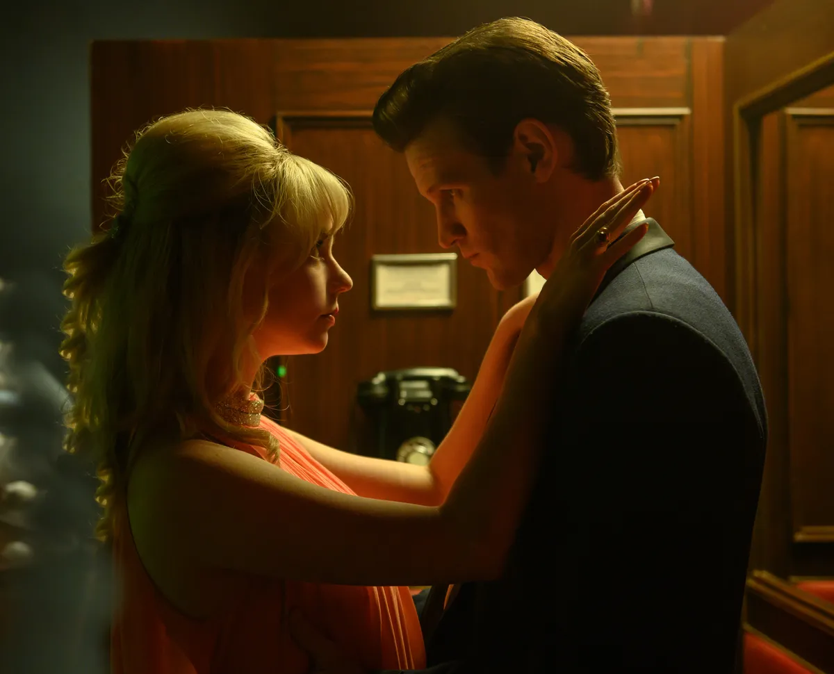 4139_D016_00285_RC Anya Taylor-Joy stars as Sandy and Matt Smith as Jack in Edgar Wright’s LAST NIGHT IN SOHO, a Focus Features release. Credit: Parisa Taghizadeh / Focus Features