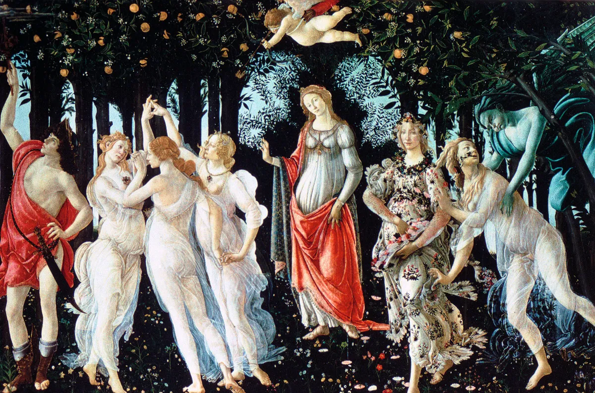 'Primavera', c1478. From the collection of the Galleria degli Uffizi, Florence, Italy. (Photo by Art Media/Print Collector/Getty Images)