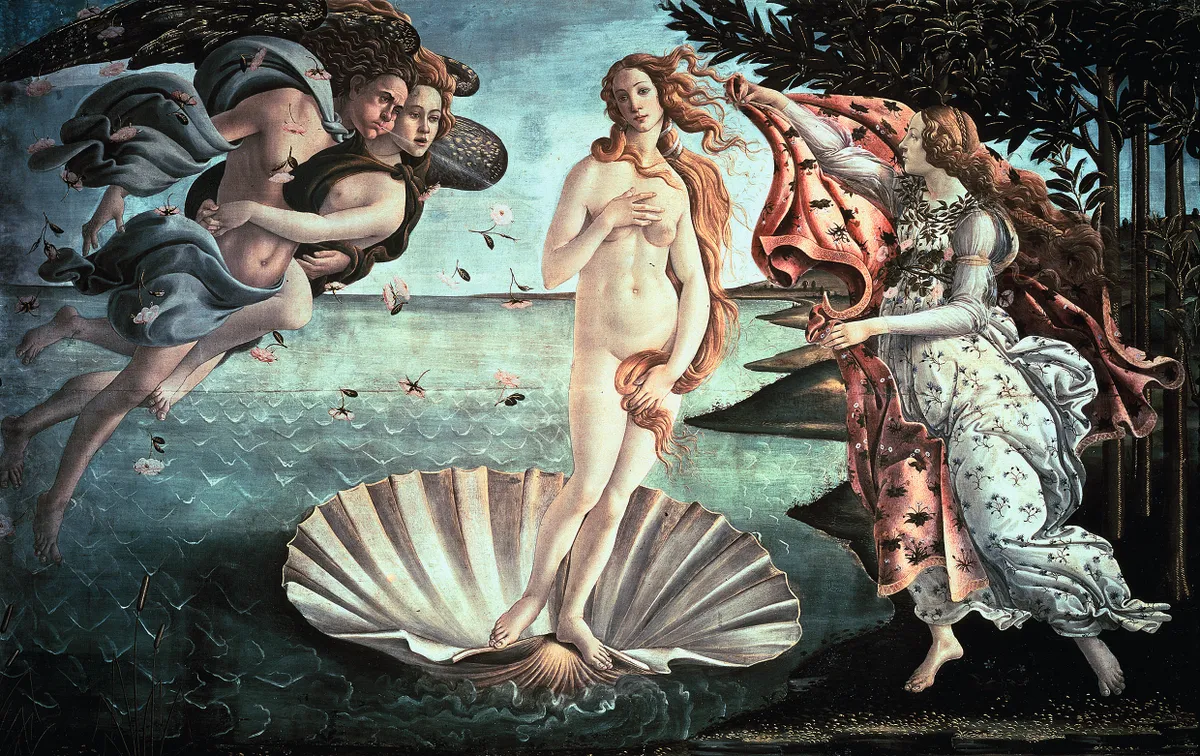 'The Birth of Venus', c1482. From the Uffizi Gallery, Florence. (Photo by Art Media/Print Collector/Getty Images)