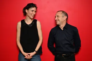 Chloé van Soeterstède and Mark Wigglesworth (c)Mark Allan Conductors Chlo van Soeterstde and Mark Wigglesworth at Saddlers Wells on Wednesday 6 Mar. 2024
Photo by Mark Allan