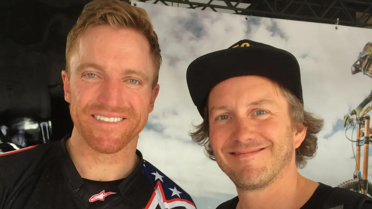 Aaron Gwin and Jimmer