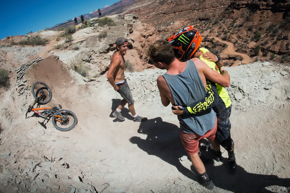 olly wilkens and brendan fairclough at red bull rampage