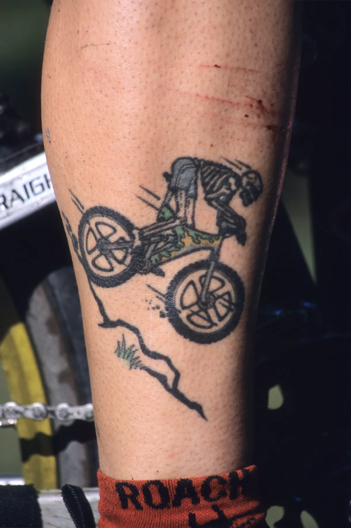 mountain biker tattoo