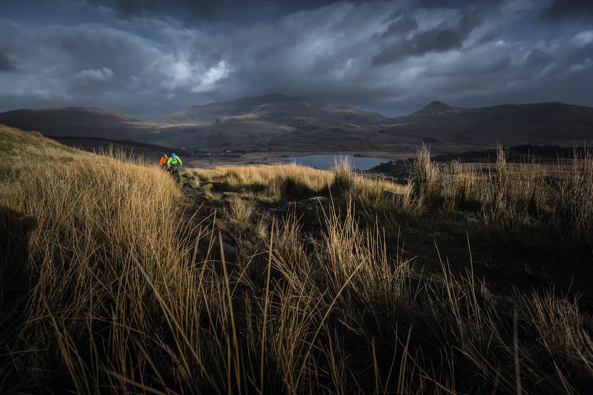 Storm rolling in on big ride in the Lake District