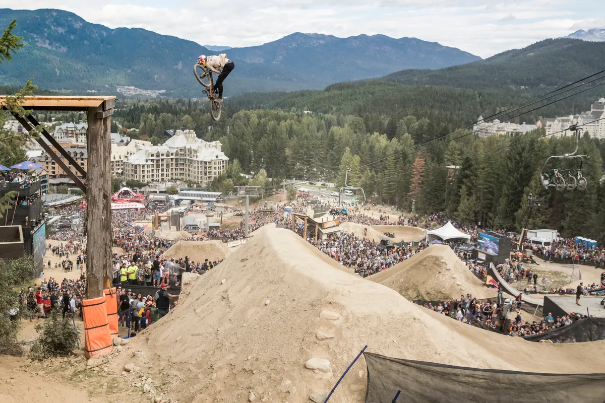 Emil Johansson performs at the Red Bull Joyride in Whistler, Canada on August 20, 2017