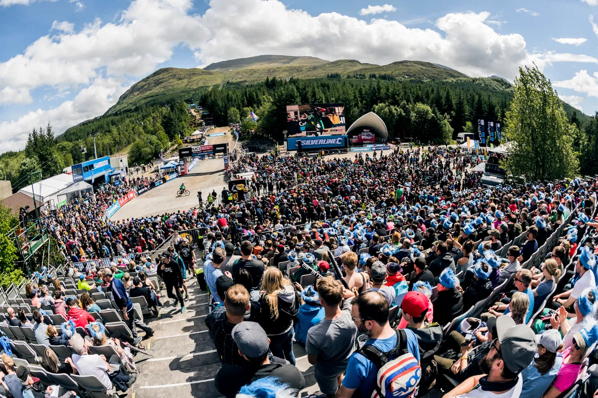 The Fort William World Cup always draws the crowds and 2017 was no exception. Credit: Bartek Wolinski/Red Bull Content Pool
