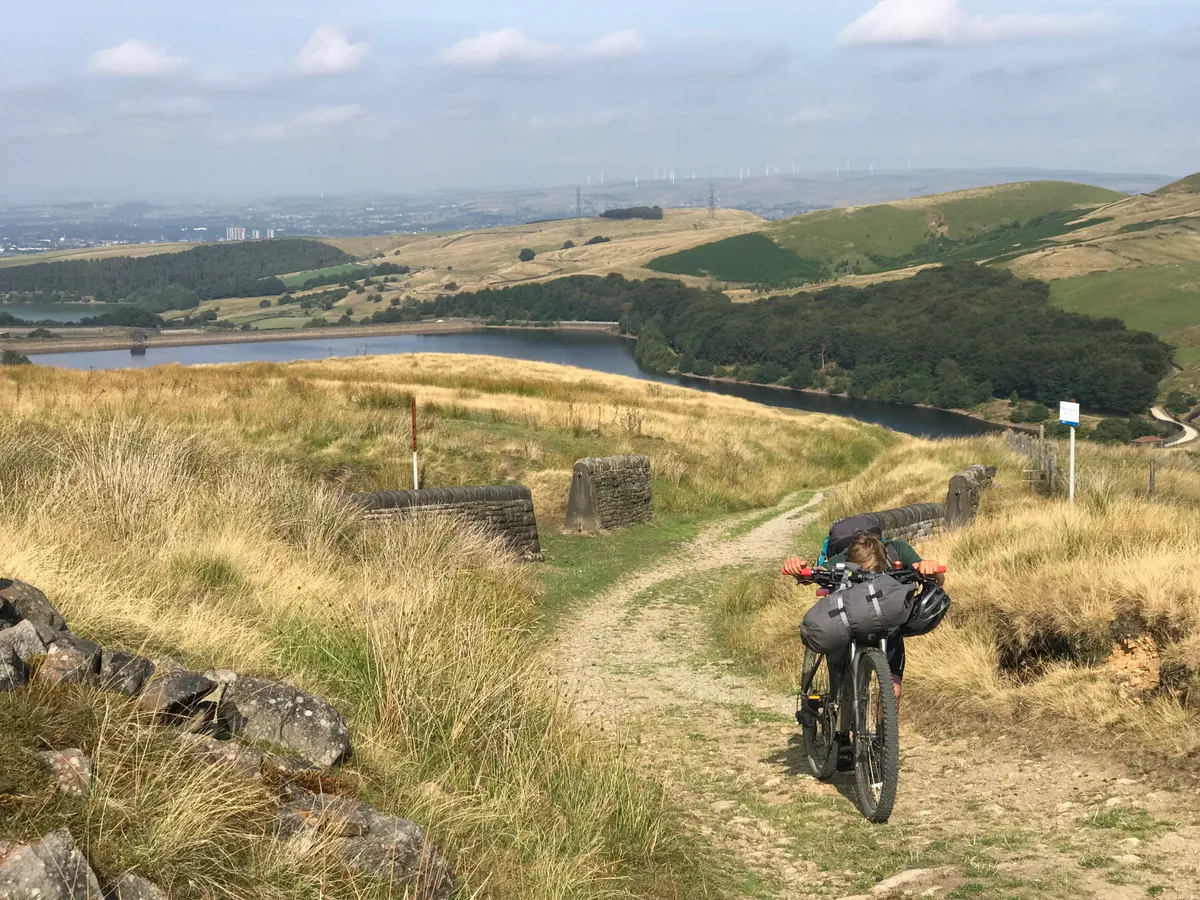 Climbing west to east across the savage Pennine hills to Holmfirth