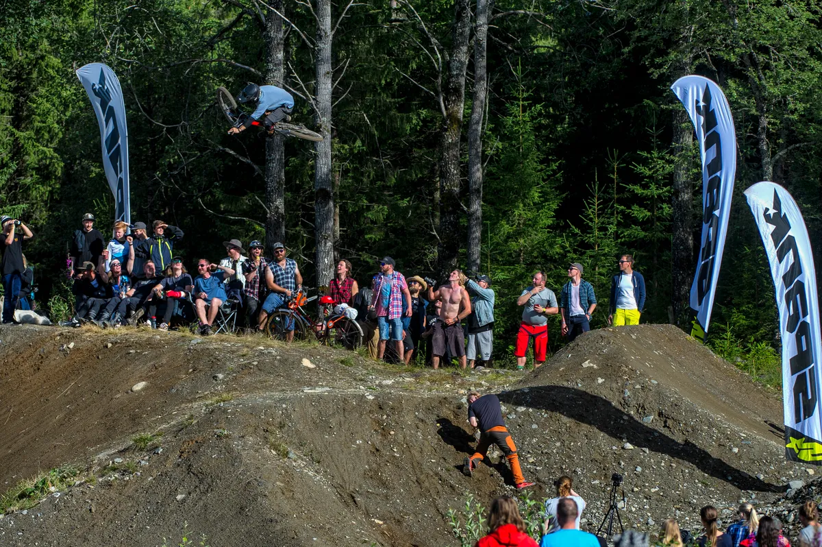 All the riders stepped up and put on a show in the whip-off. Photo: Andy Lloyd