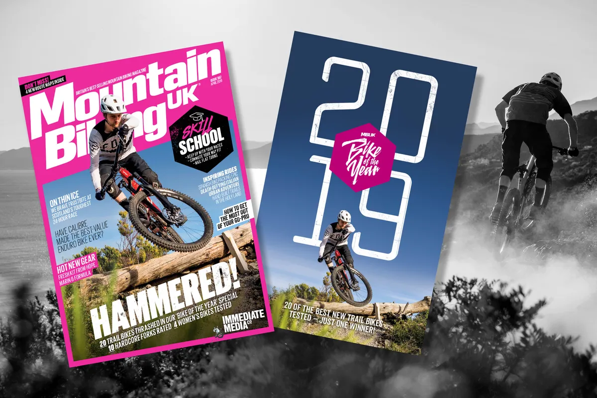 Our Bike of the Year supplement comes free with April's mag