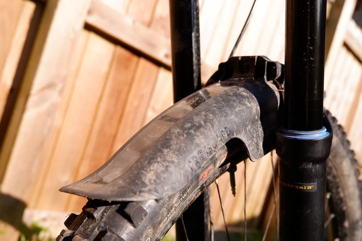 RRP's bolt-on fender gives clean looks and works well, once set up properly