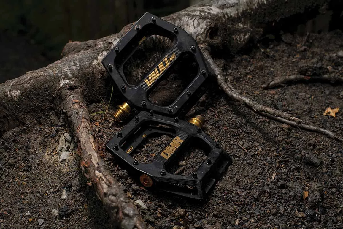 DMR's Vault pedals, part of this month's Group Test. Photo: Andy Lloyd
