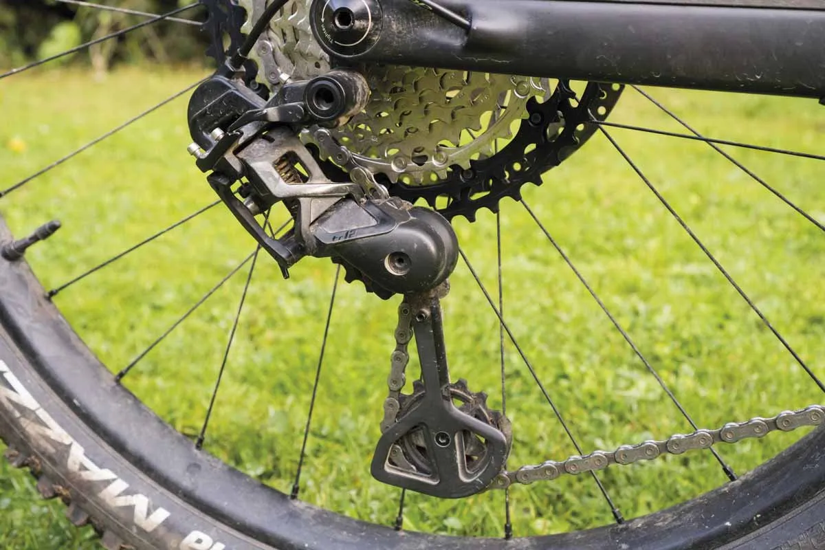 TRP's new TR12 rear mech and shifter, reviewed in our Wreckled and Rated section this issue