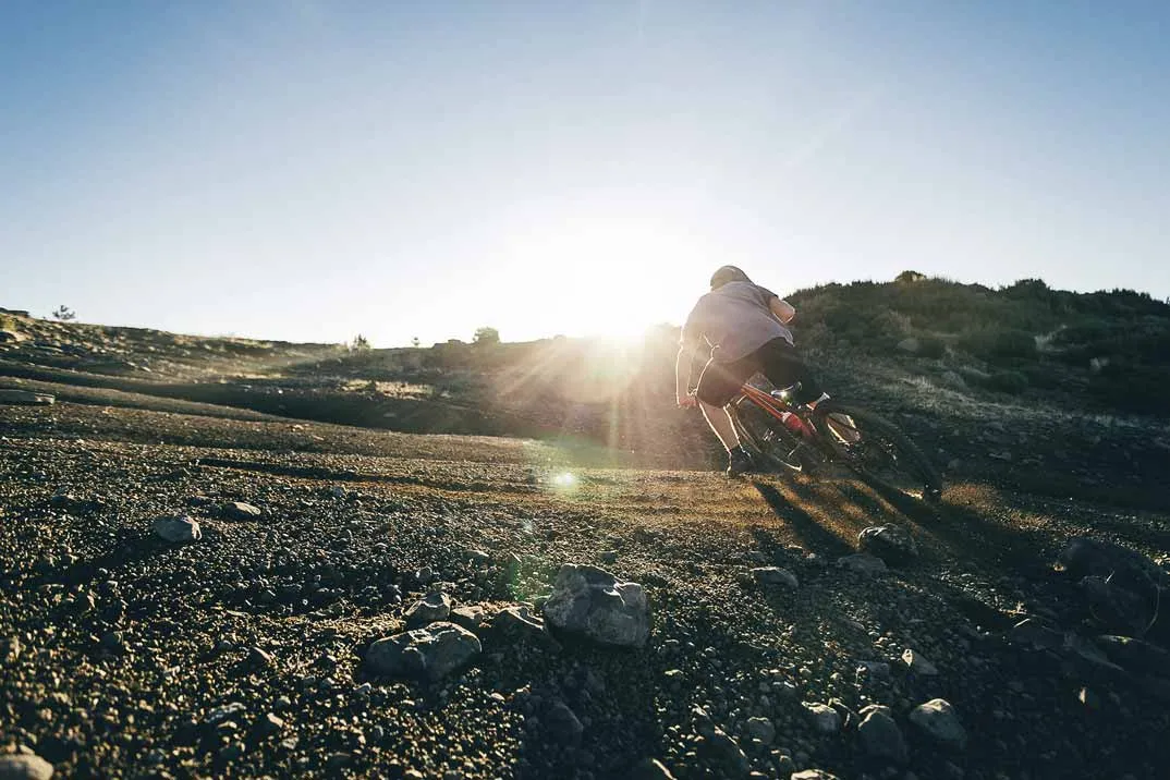 Thorfinn Barton living the bike-bum's dream in Madeira. Photo: Finlay Anderson