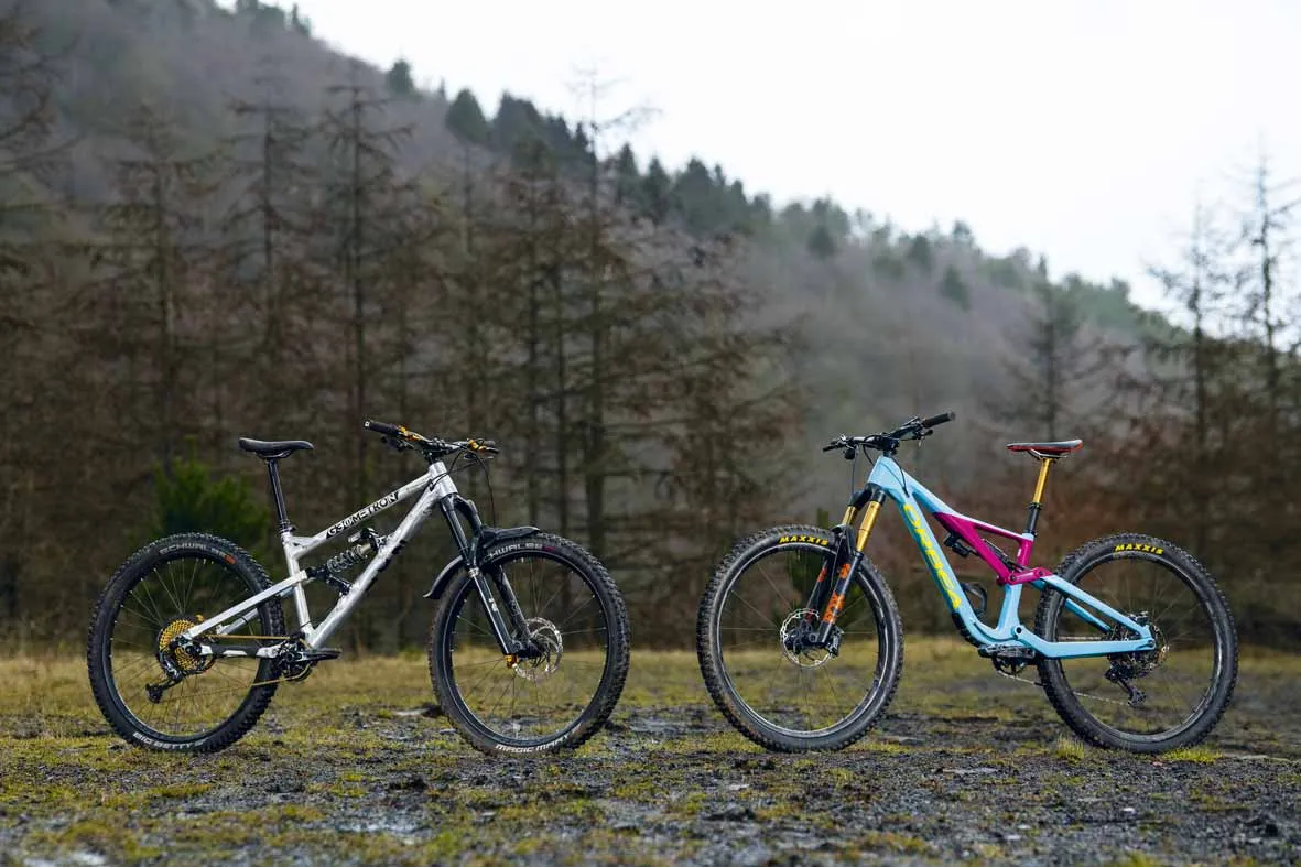 It's geometry wars in this special head-to-head biketest. Photo: Andy Lloyd