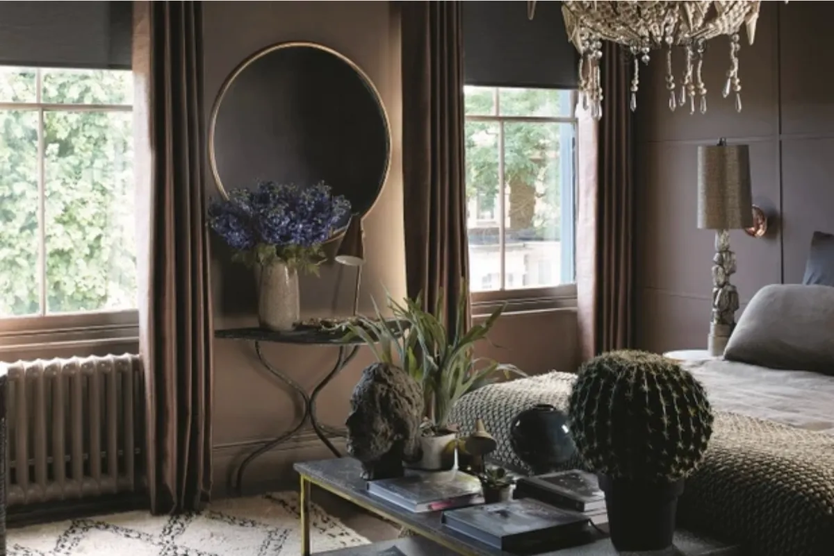 Abigail Ahern’s bedroom interior design with her faux botanicals © Graham Atkins-Hughes Photos by Graham Atkins-Hughes