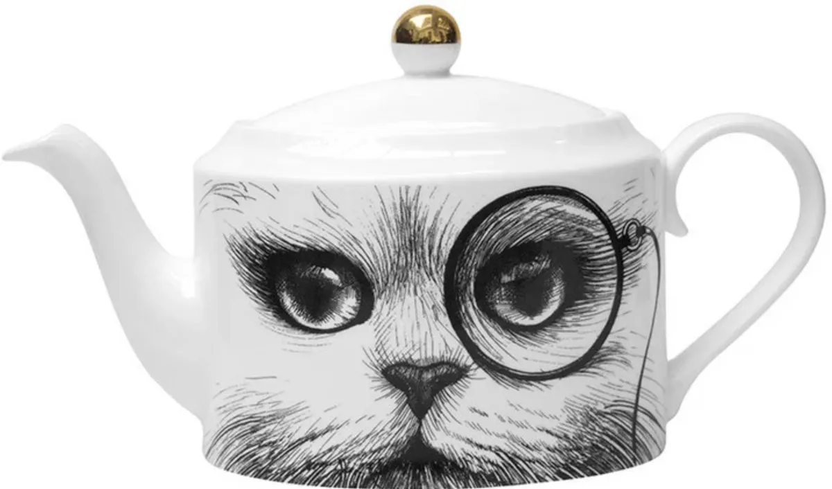 Rory Dobner’s monochrome cat teapot
