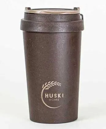 Huski Home brown coffee cup made from coffee husks