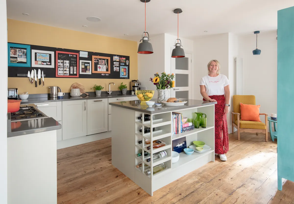 Kitchen makeover: 'We designed the kitchen with our social life in mind'