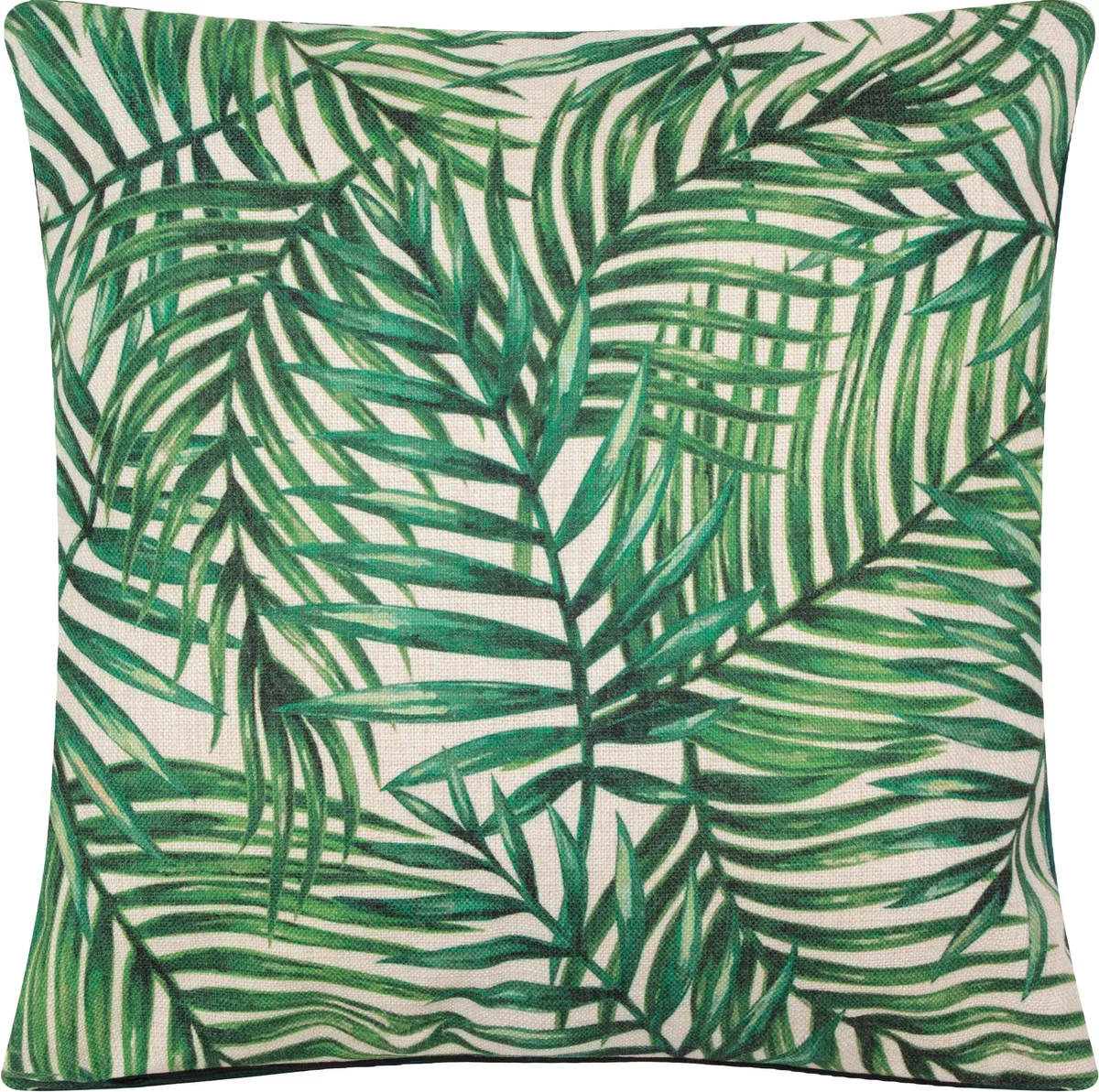 Large palm leaf velvet cushion, £30, Cult Furniture
