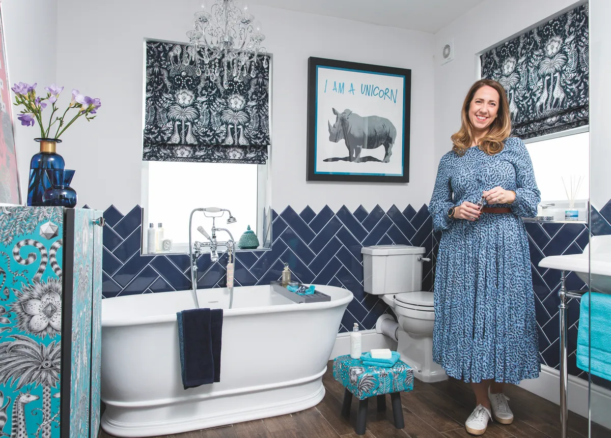 Bathroom makeover: 'It’s practical but glamorous too'