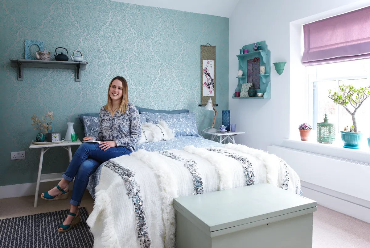 Bedroom makeover: 'I was determined to banish the bland on a budget'