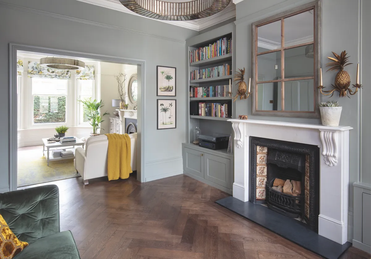 Living room makeover: 'Opening up two adjoining rooms has made all the difference'