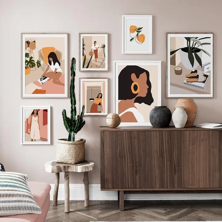 Abstract Fashion Wall Art Canvas Posters And Prints from gallerywallrus.com