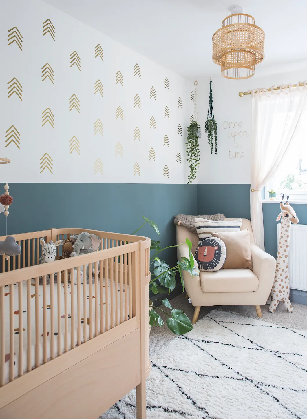 Nursery makeover: 'I’ve mixed safari and Scandi for a quirky look'