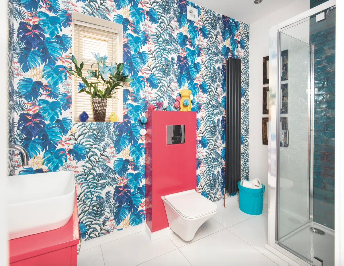 Bathroom makeover: 'I’ve given my bathroom a Miami vibe!'