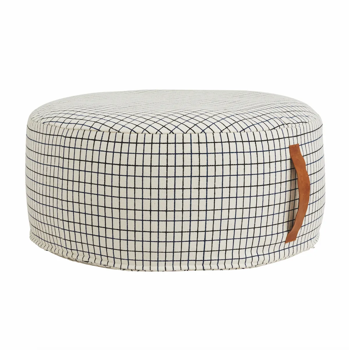 This grid-print Sit on Me Pouf will add useful extra seating and cool Scandi style. £149 from Someday Designs