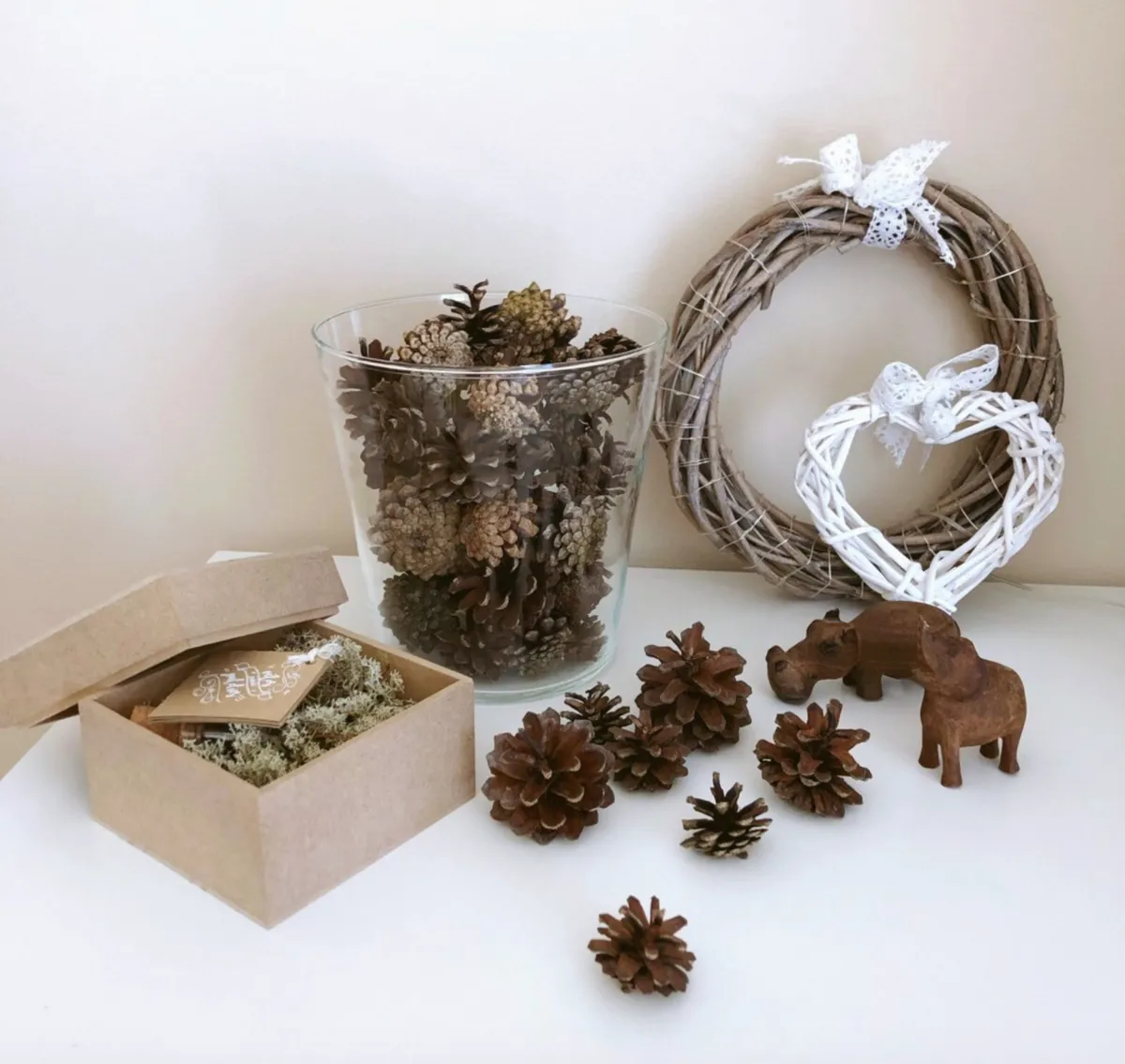 Assortment of 50 natural pine cones, £24.70, Etsy