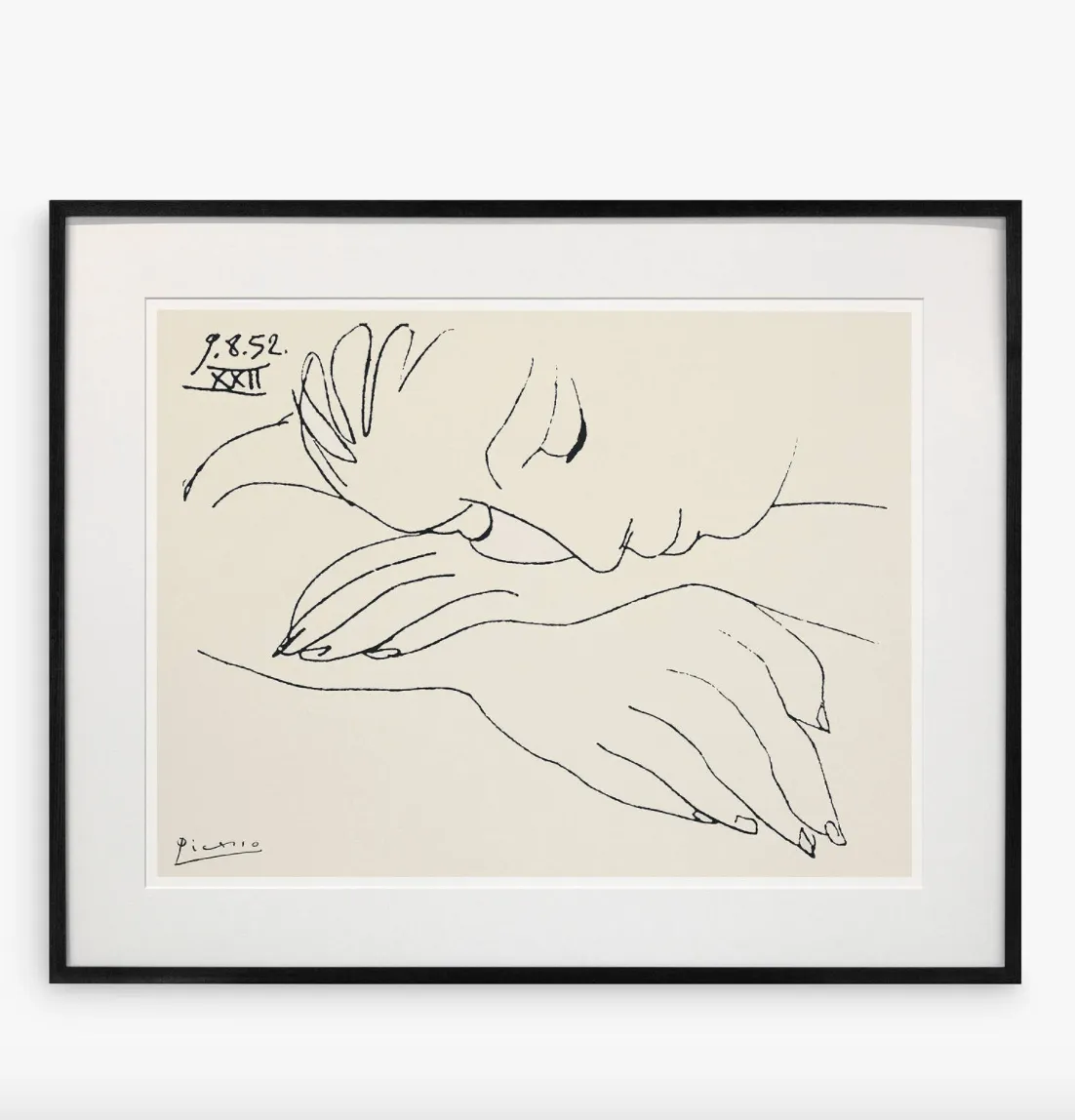 Picasso War and Peace Framed Print & Mount, 72 x 90cm, £135, John Lewis 