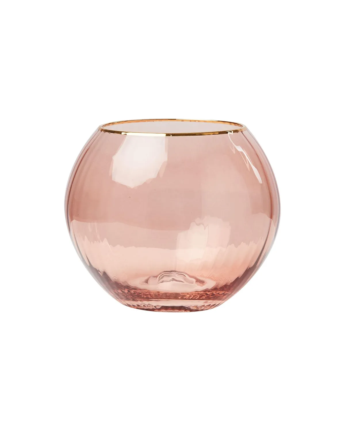 Christmas gift ideas - Rosado Pink Stemless Gin Glasses, £26 for a set of four, Oliver Bonas