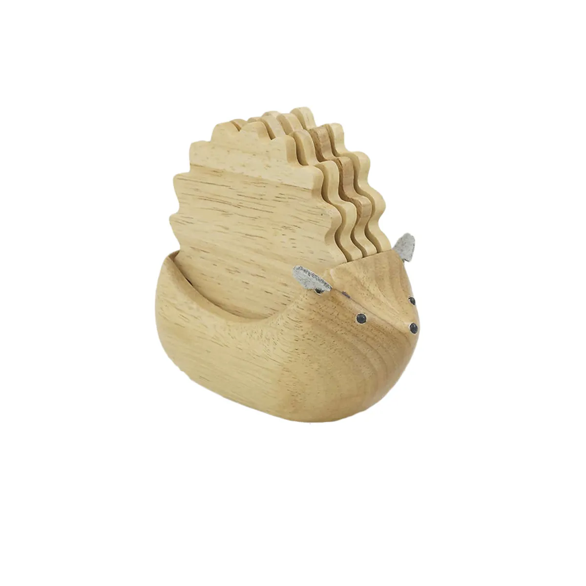 Wooden hedgehog coasters, £12 for a set of four, Dunelm