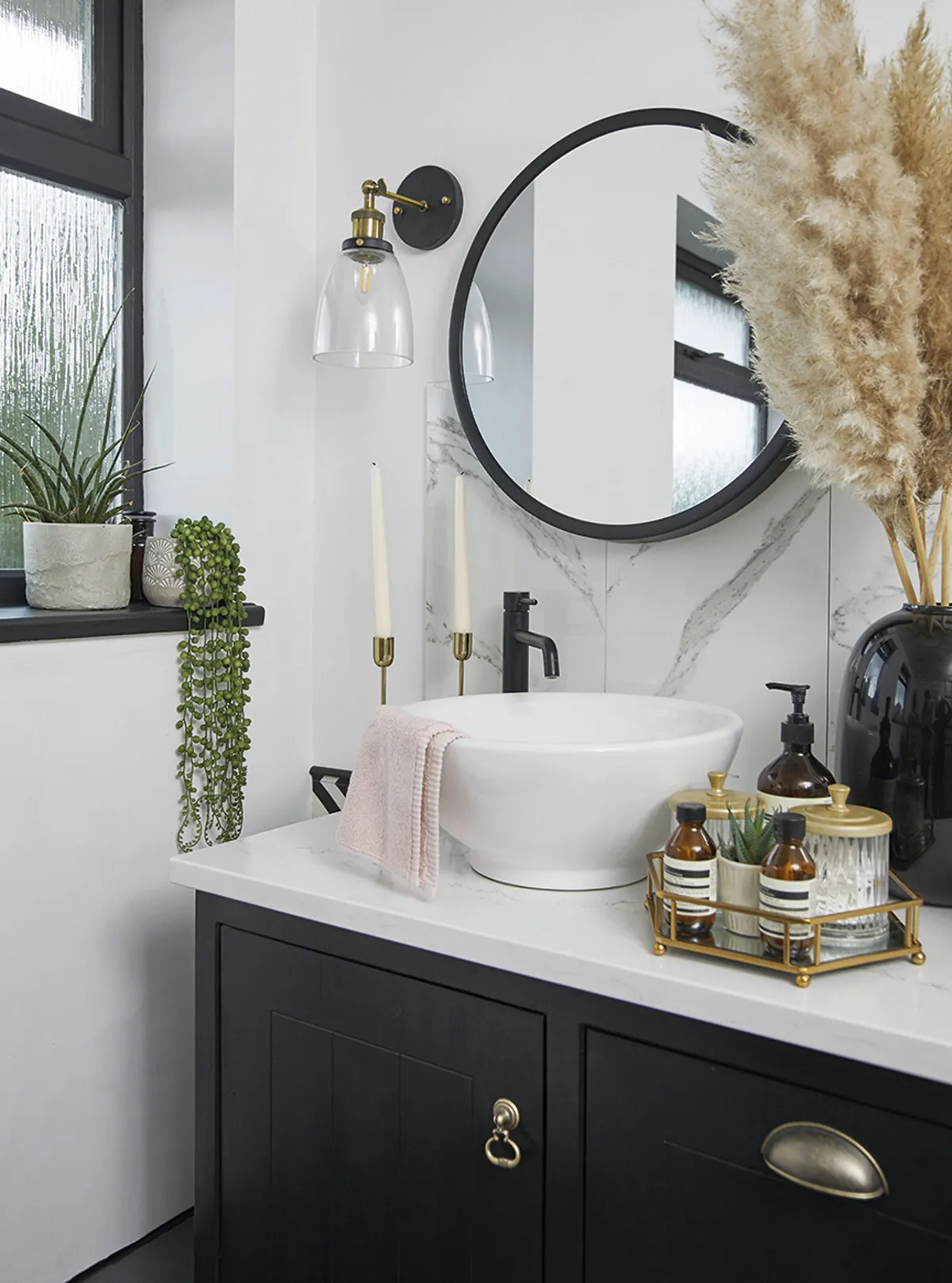 Style idea: Add an air of hotel luxe with twin basins