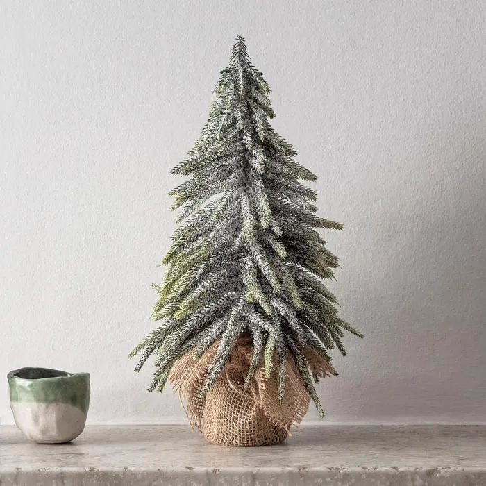 Best mini Christmas tree - Snowy Mini Christmas Tree, Â£12.99, Lights 4 Fun