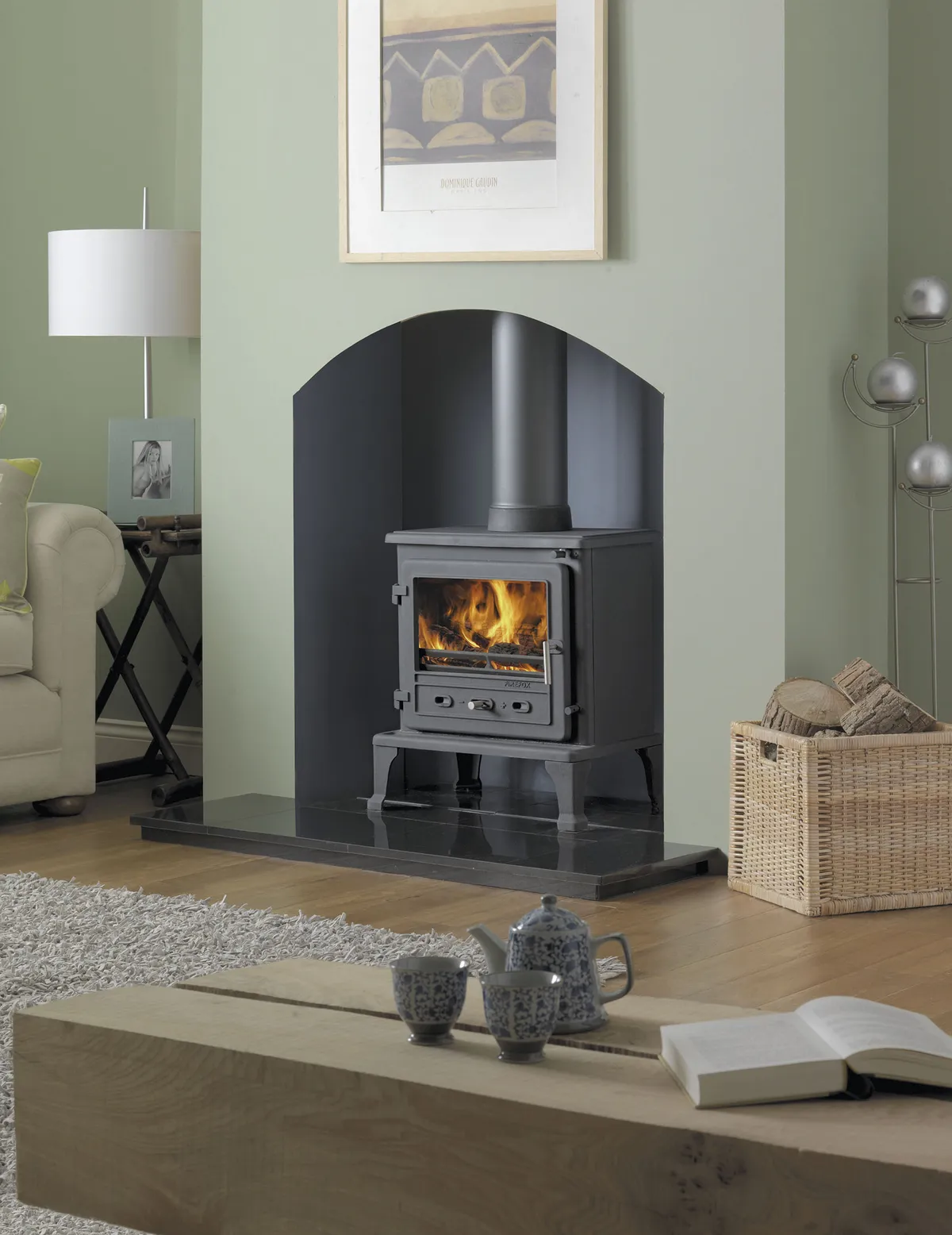 Firefox 8 multifuel stove, £475, Ludlow Stoves