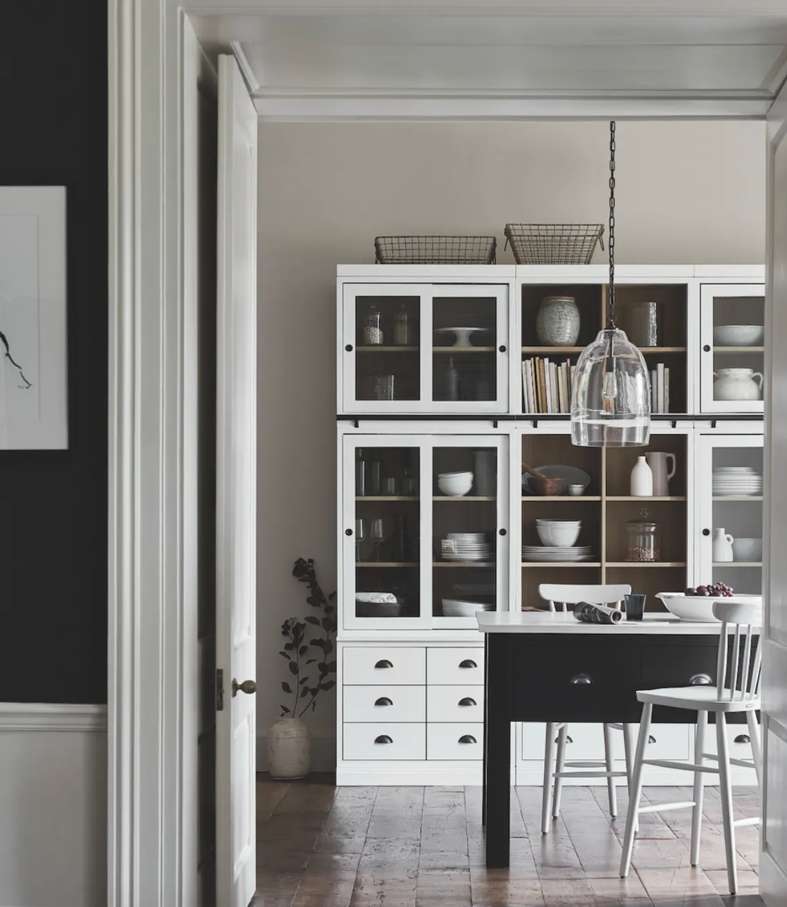 If you’re looking for adaptable kitchen storage, Neptune’s bespoke Chawton in Snow, priced from £1,897, can be added to over time, or broken down into multiple pieces when you move home