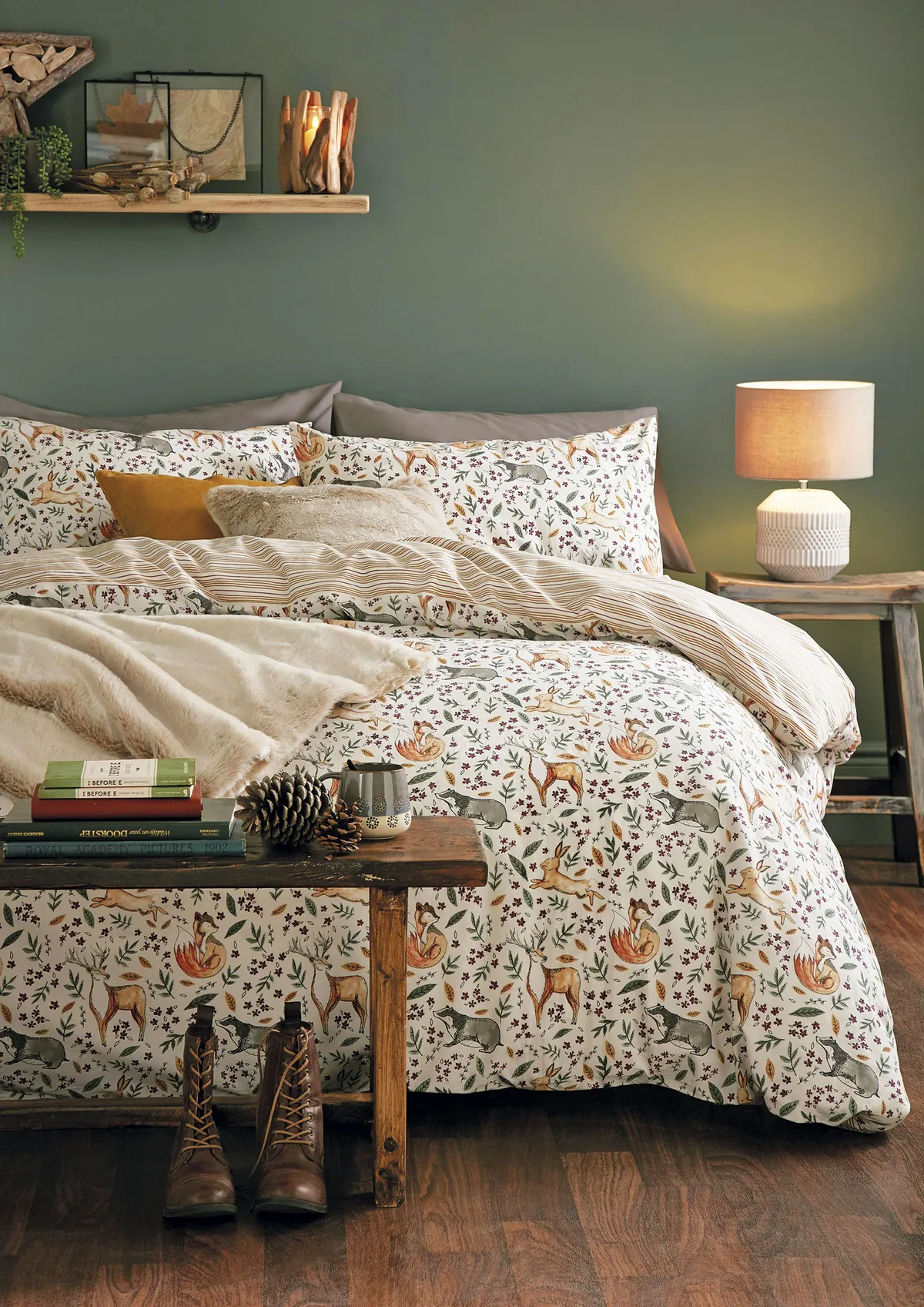 Into the woods duvet set, from £15, Matalan